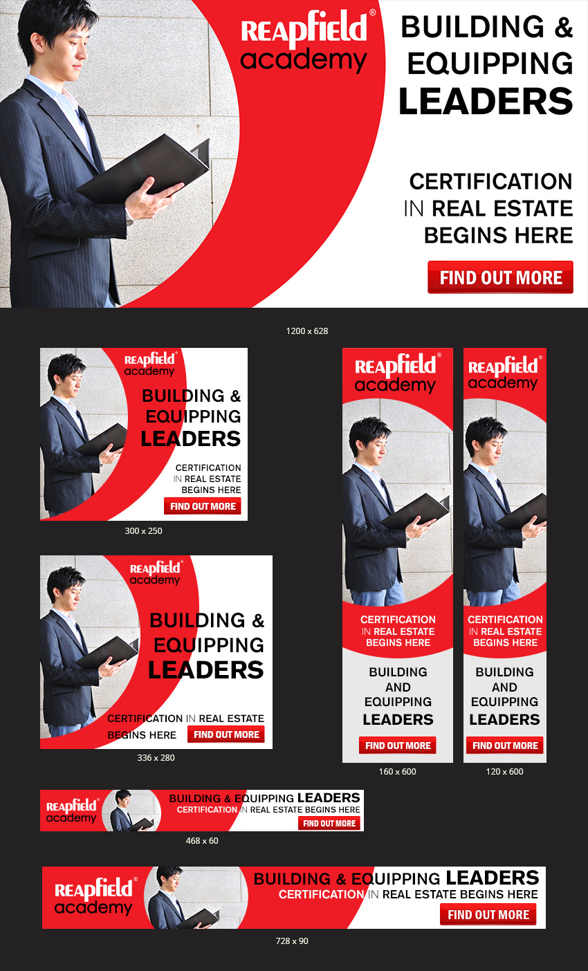 Reapfield Academy Web Banners Design
