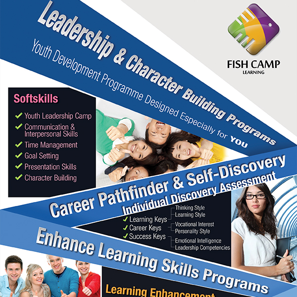 Fish Camp Magazine Advertisement Design
