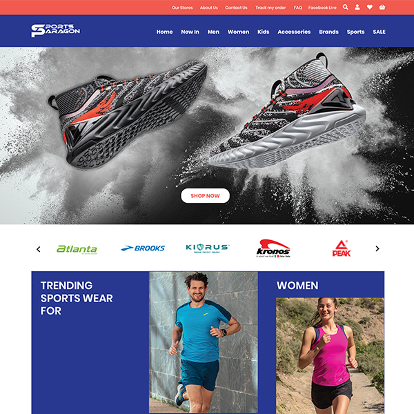 Sports Paragon Ecommerce Website